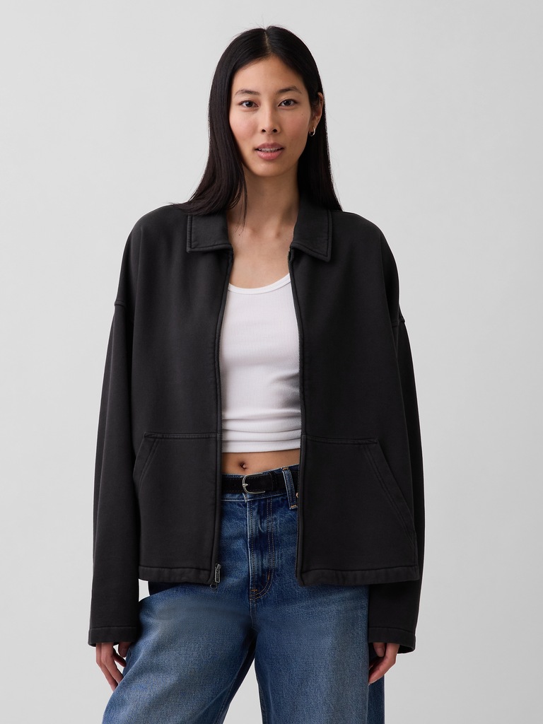 Adult Heavyweight Oversized Zip Jacket
