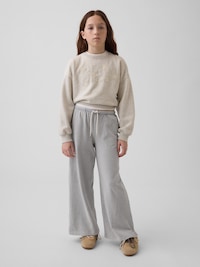 Kids Heavyweight Wide-Leg Pants