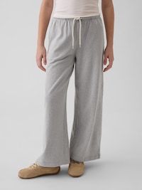 Kids Heavyweight Wide-Leg Pants