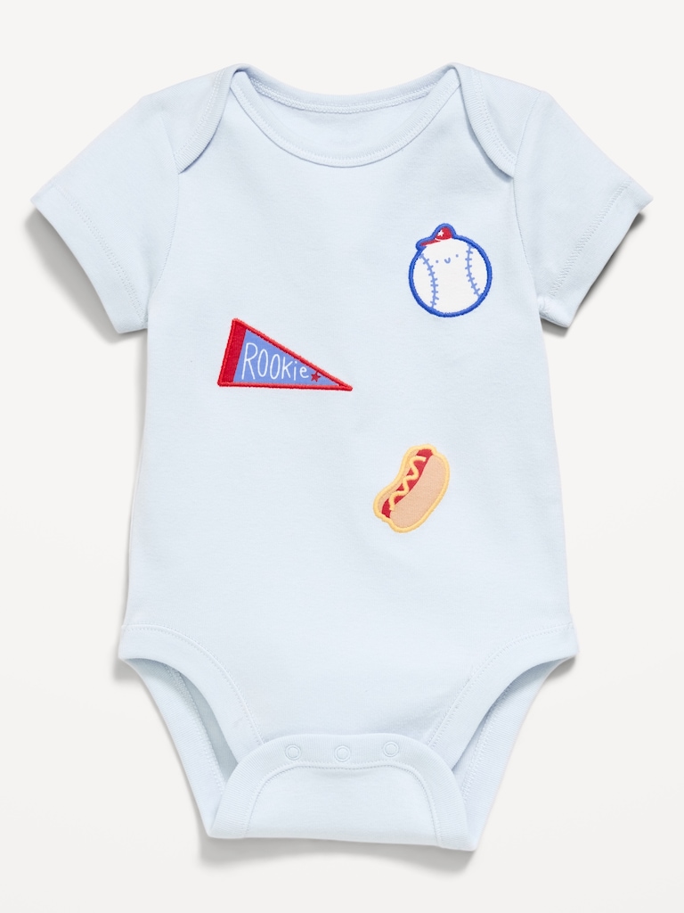 Short-Sleeve Graphic Bodysuit for Baby