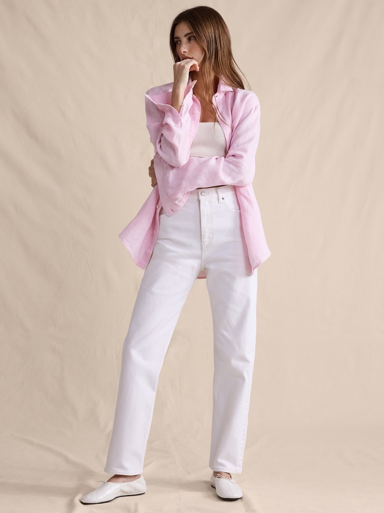 High-Rise 90S Straight Jean