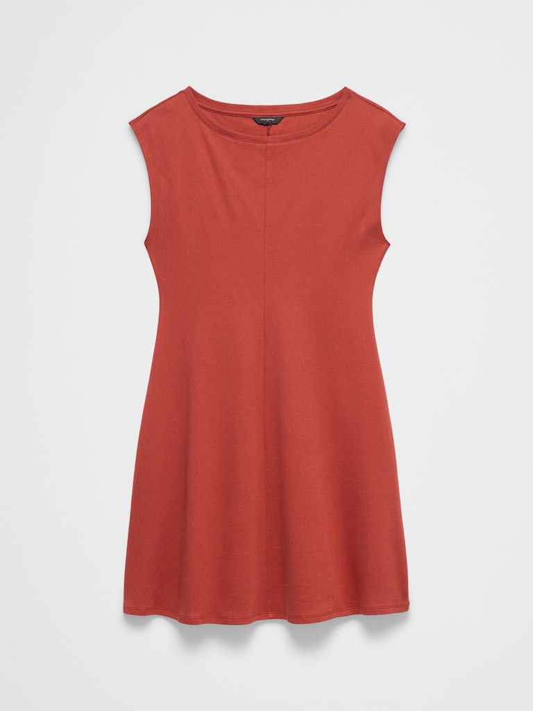 Cap-Sleeve Knee-Length Dress