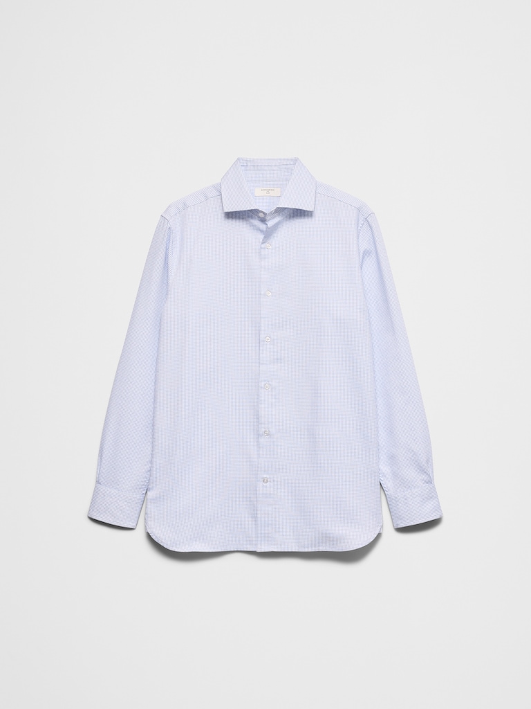 Slim-Fit Dobby Dress Shirt