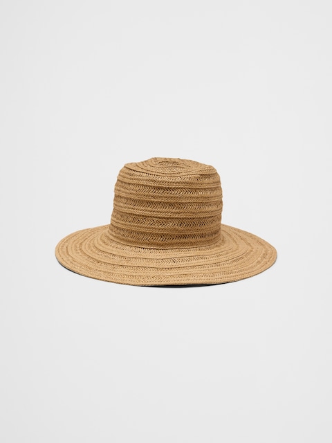 Banana republic straw vacation hat Wide Brim Beach Hat | Banana Republic Factory main image 3