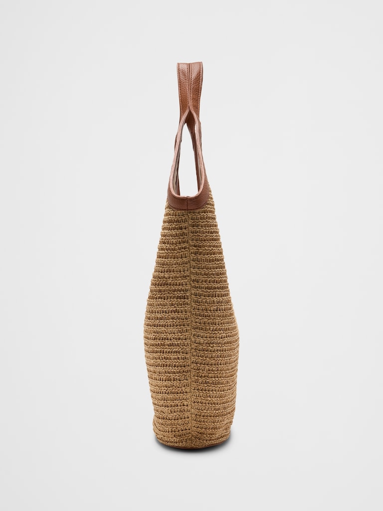 Straw Hobo Tote