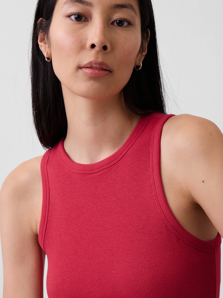 Modern Rib Shelf-Bra Maxi Dress