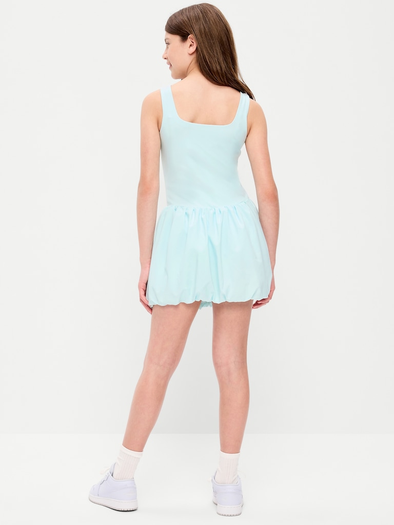 PowerSoft Sleeveless Bubble Athletic Dress for Girls