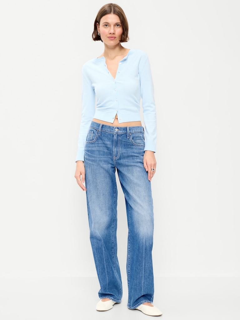 Low-Rise Loose Jeans