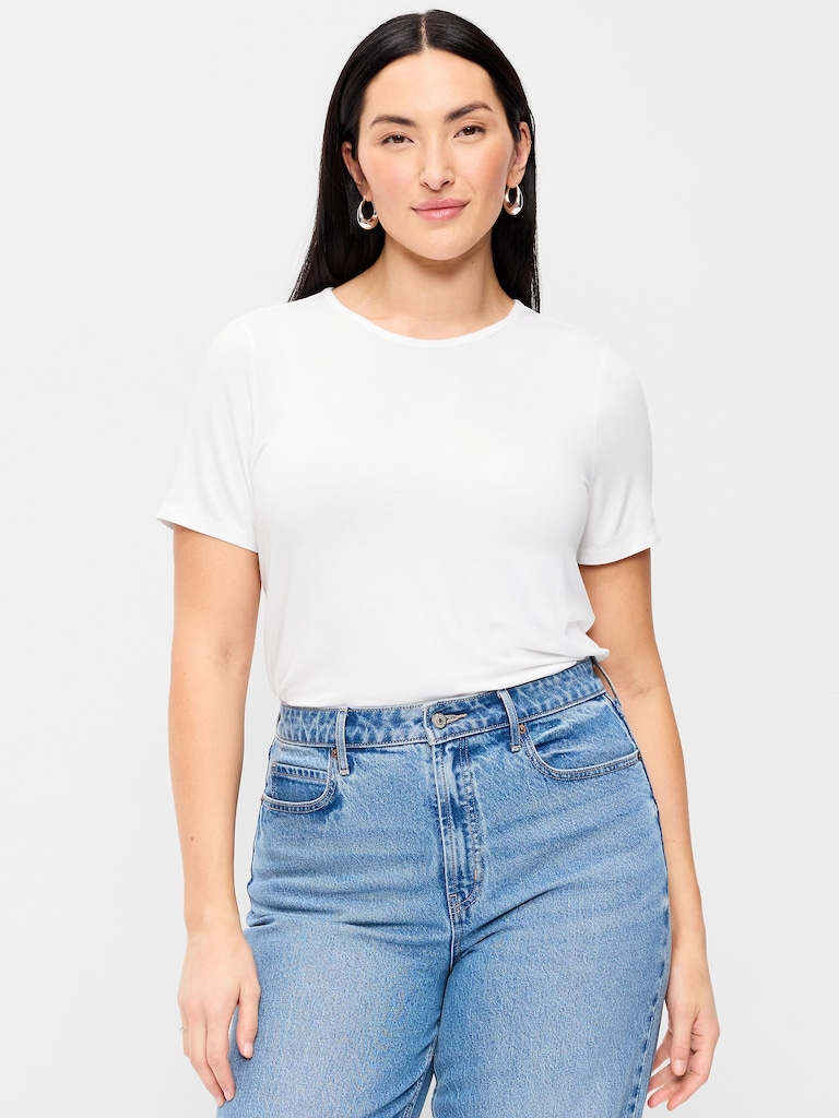 Luxe Crew-Neck T-Shirt