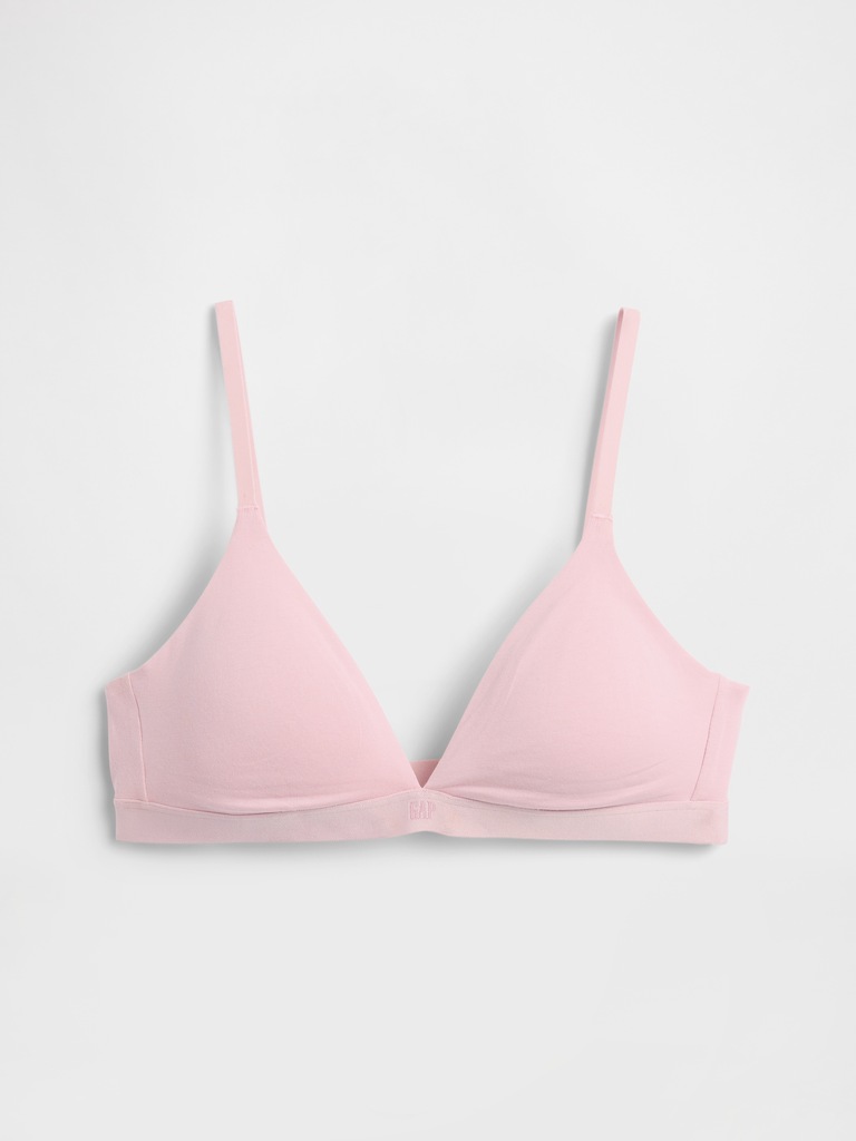 Organic Stretch Cotton Triangle Bra