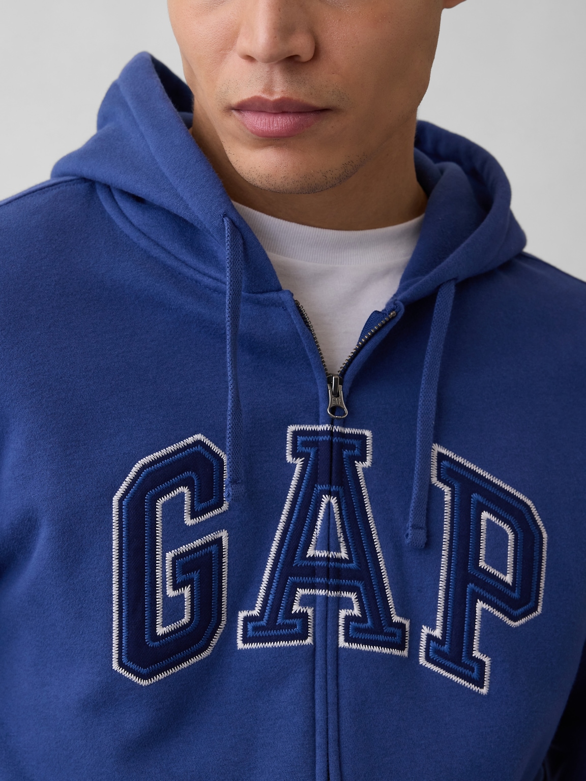 Adult VintageSoft Arch Logo Zip Hoodie