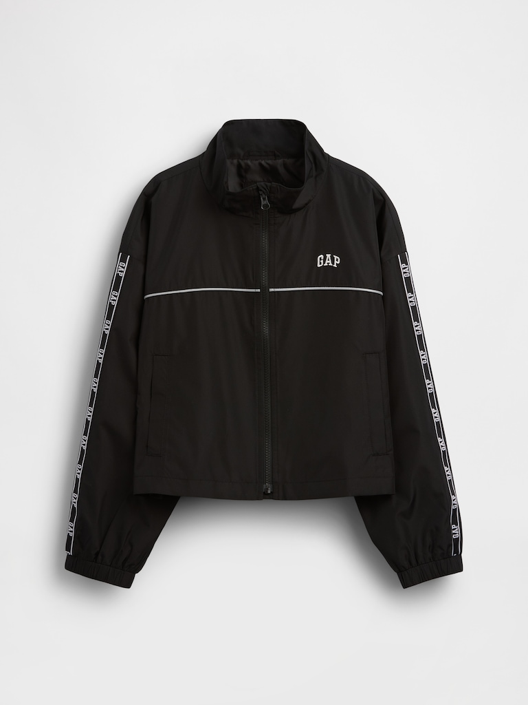 Kids Relaxed Logo Windbreaker Jacket