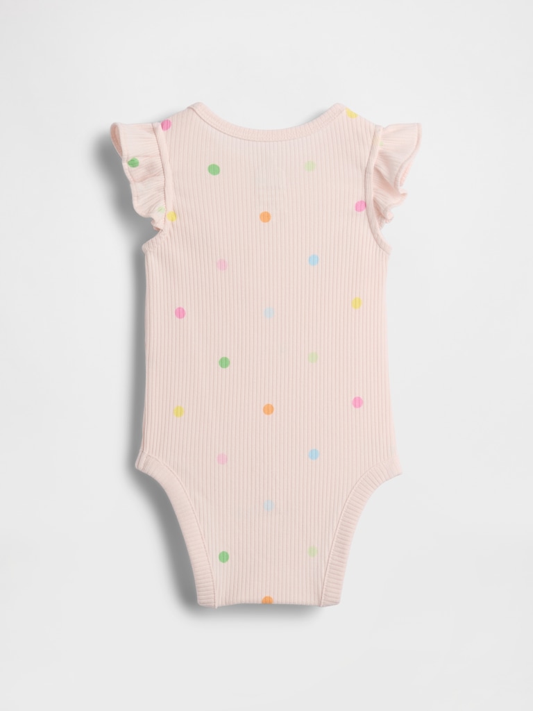 Baby First Favorites TinyRib Polka Dot Bodysuit
