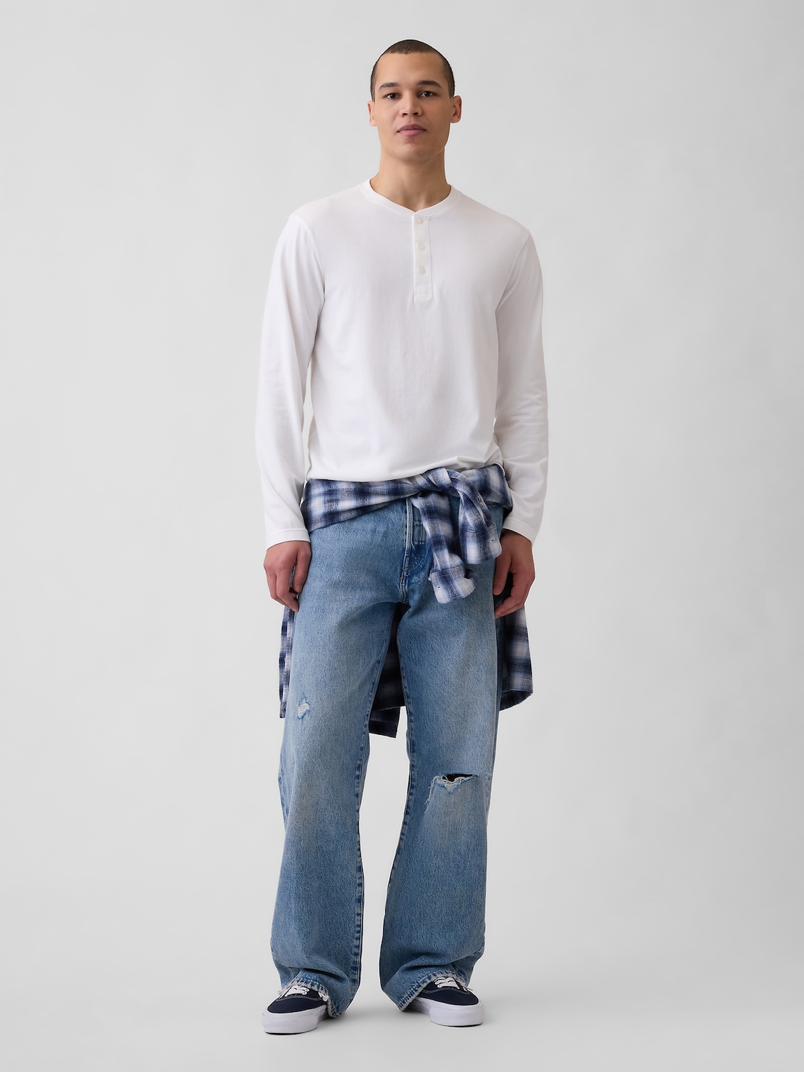 Relaxed Henley T-Shirt