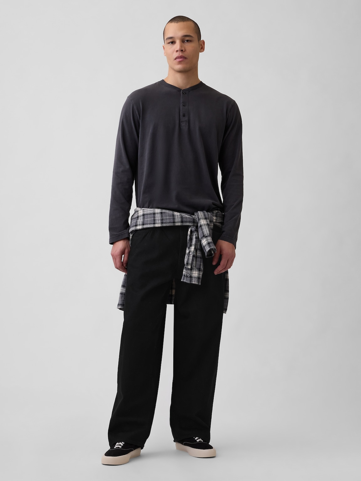 Relaxed Henley T-Shirt