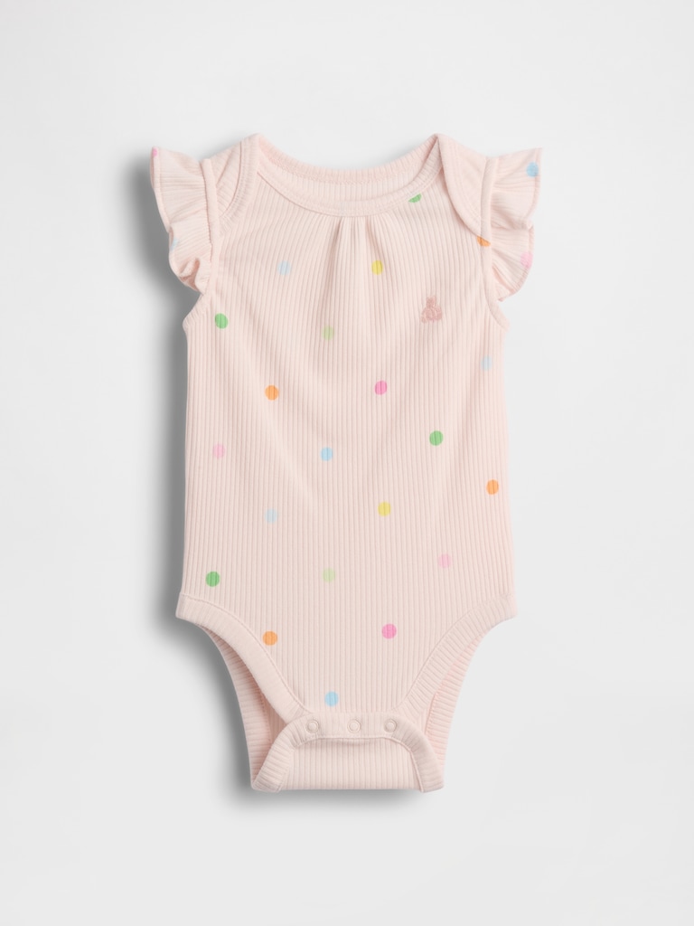 Baby First Favorites TinyRib Polka Dot Bodysuit