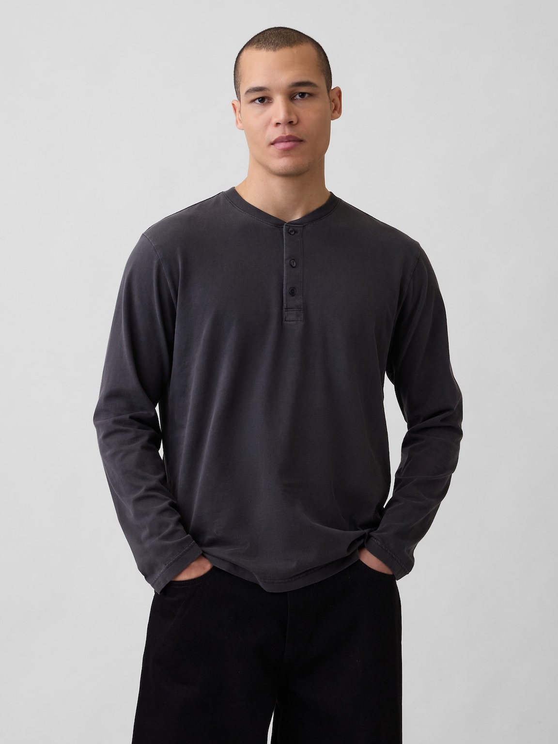 Relaxed Henley T-Shirt