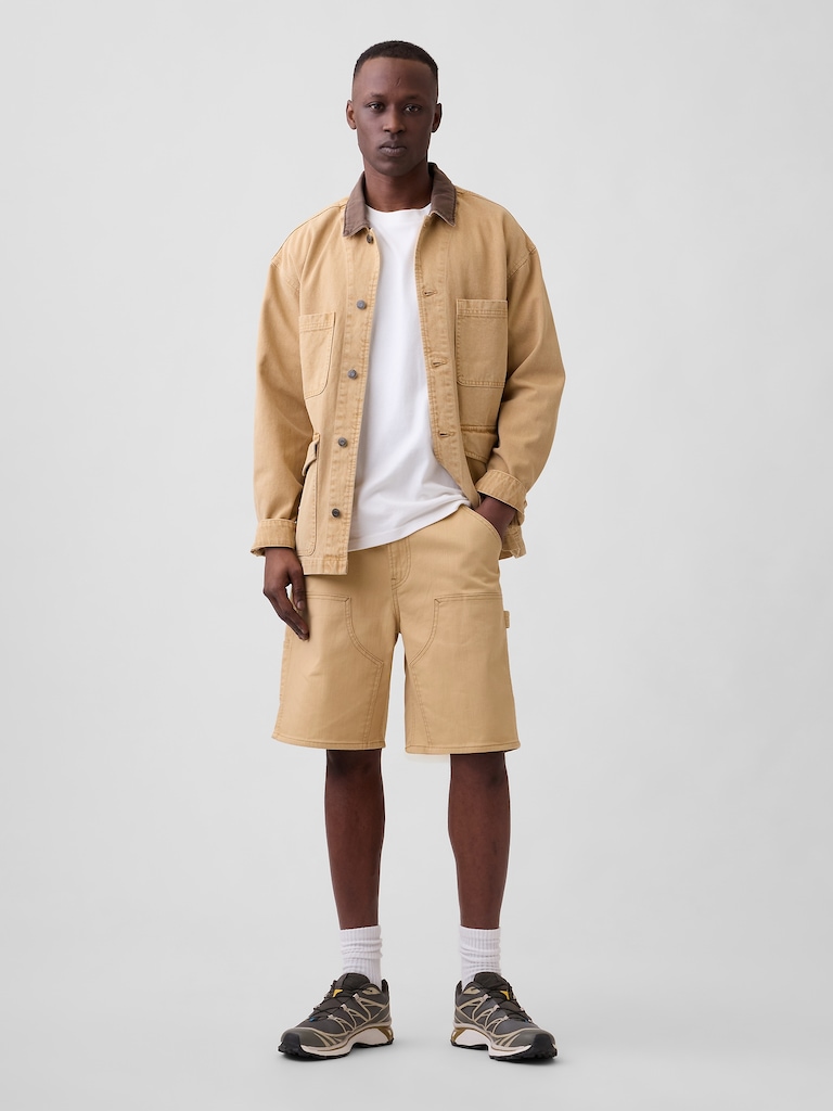 Boxy Denim Chore Jacket