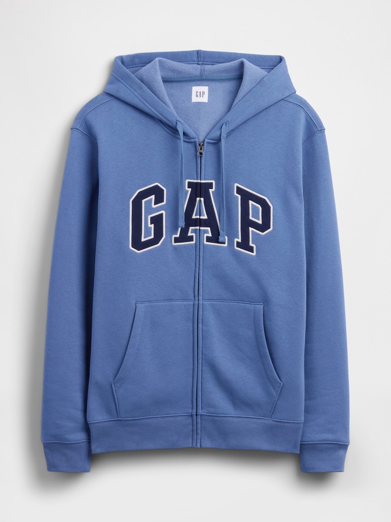 Adult Relaxed Gap Logo Zip Hoodie
