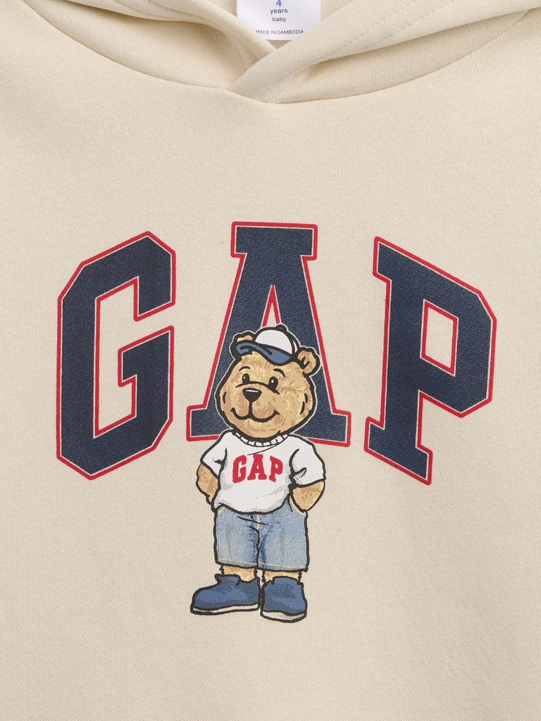 babyGap Relaxed Brannan Bear Logo Hoodie