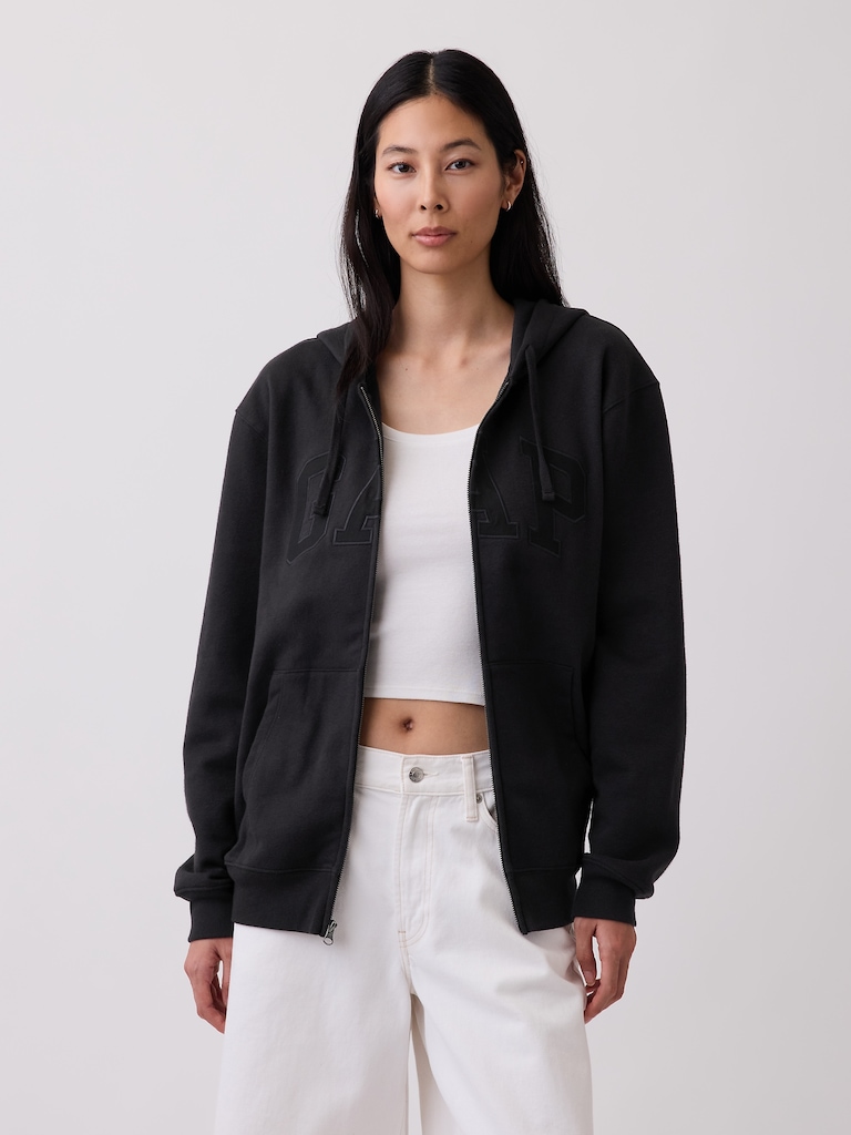 Adult VintageSoft Arch Logo Zip Hoodie