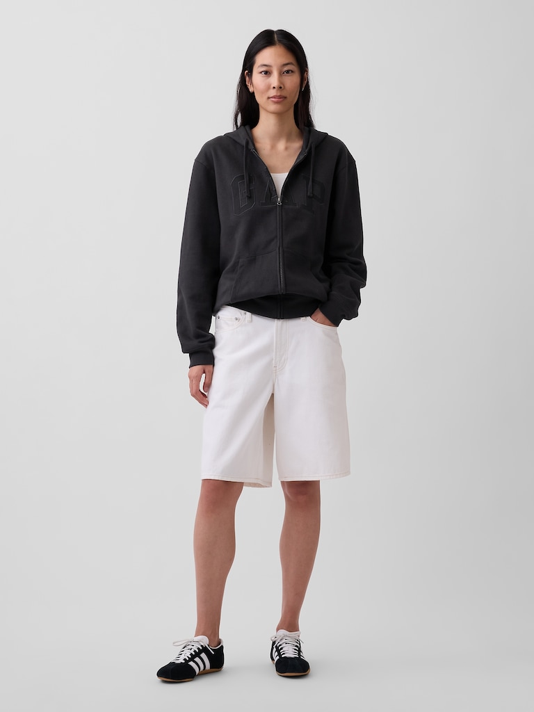 Adult VintageSoft Arch Logo Zip Hoodie