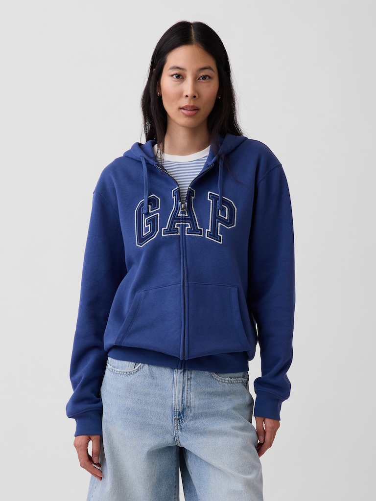 Adult VintageSoft Arch Logo Zip Hoodie