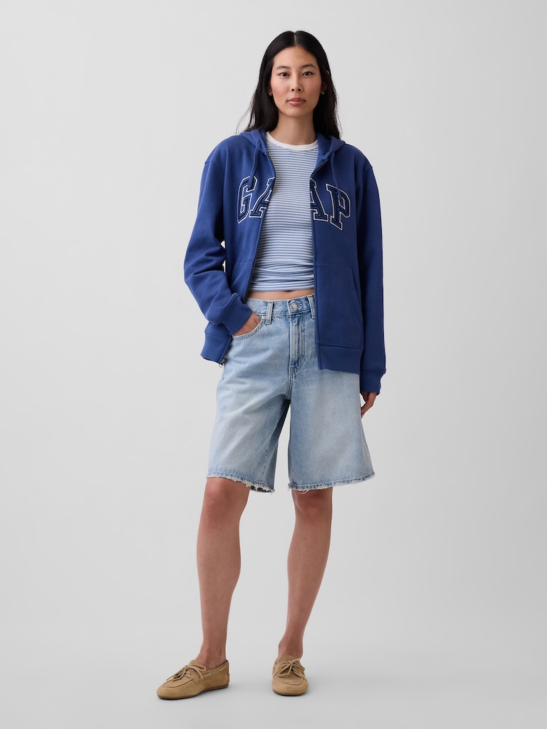 Adult VintageSoft Arch Logo Zip Hoodie