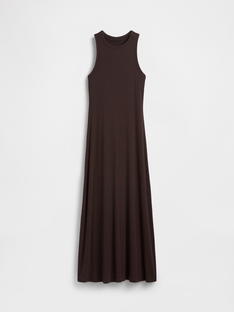 Modern Rib Shelf-Bra Maxi Dress
