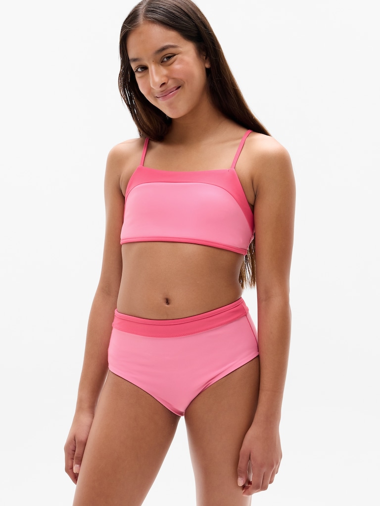 Athleta Girl Reversible High Rise Swim Bottom