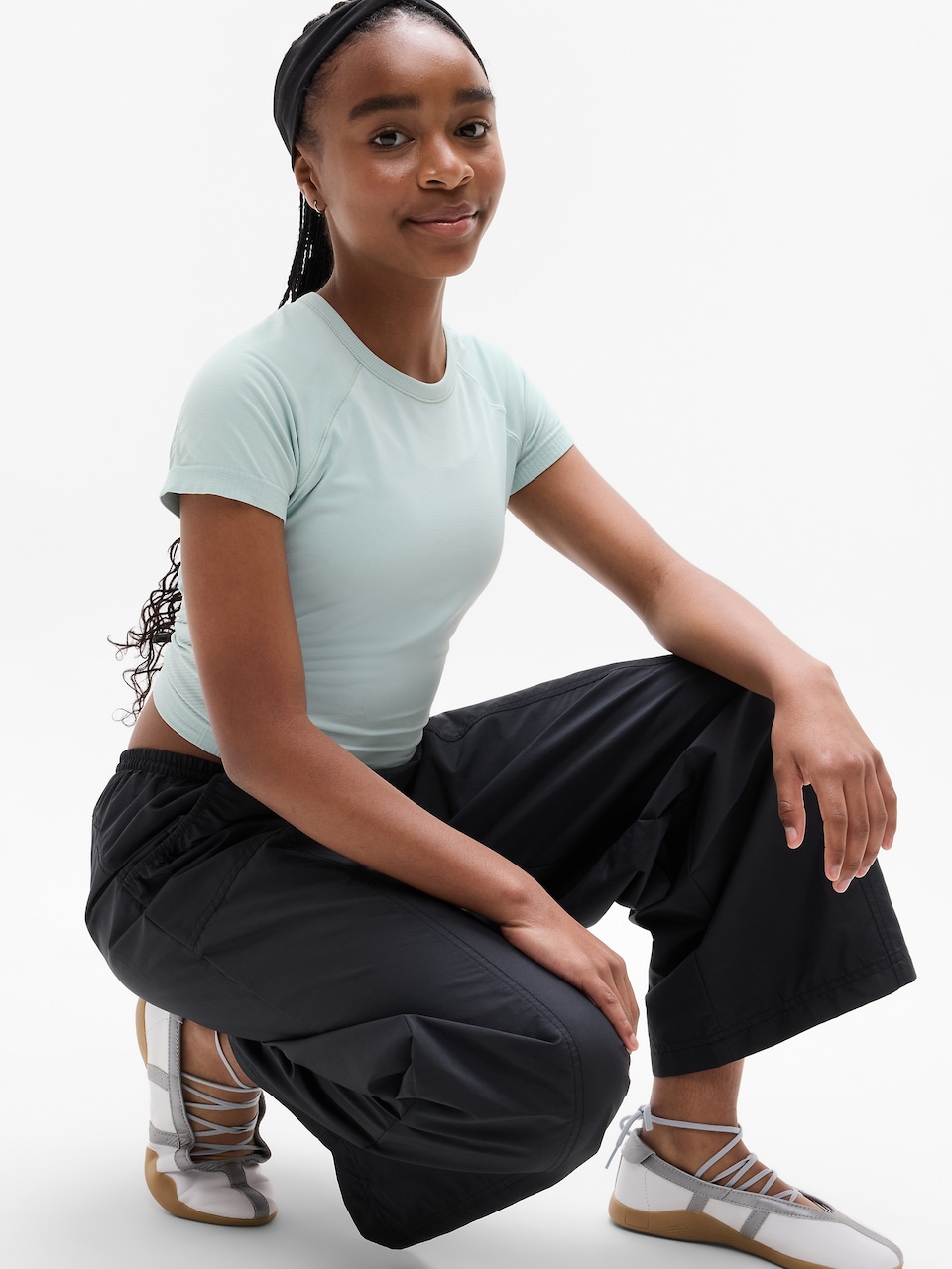 Athleta Girl Power Up Sport Length Tee