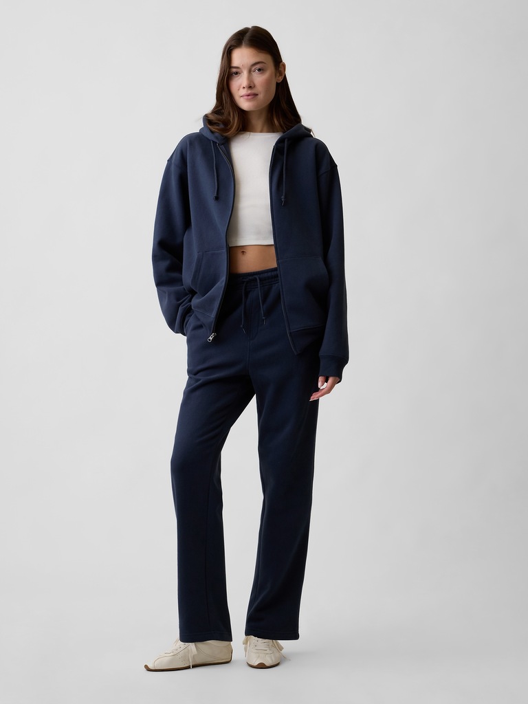 Adult Vintage Soft Oversized Zip Hoodie