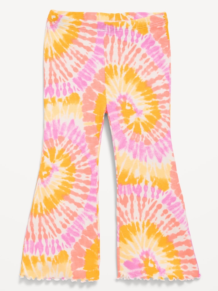 Ribbed Flare-Leg Leggings for Toddler Girls