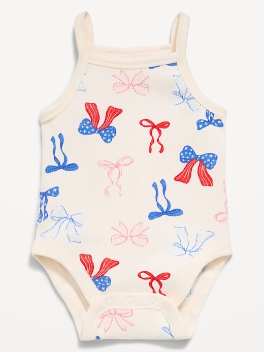 Printed Printed Ribbed Cami Bodysuit for Baby on clearance at Old Navy — 50% off