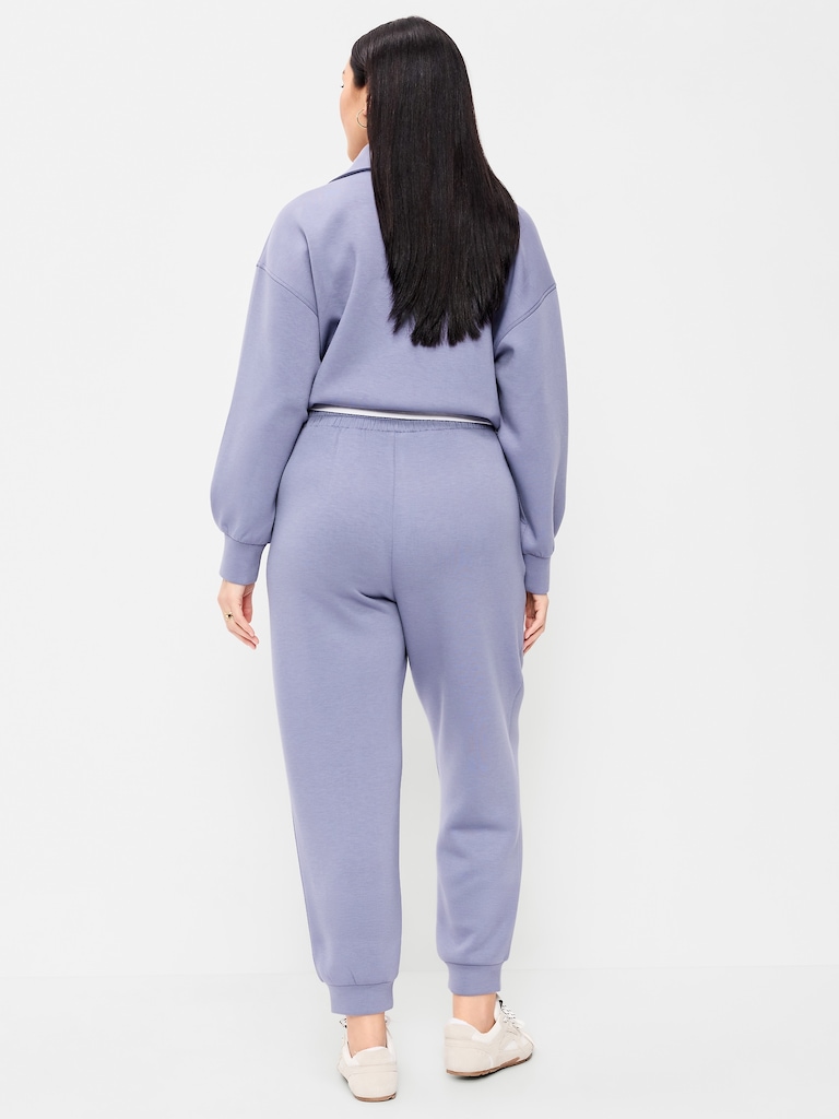 High-Waisted Bounce Fleece Jogger Sweatpants