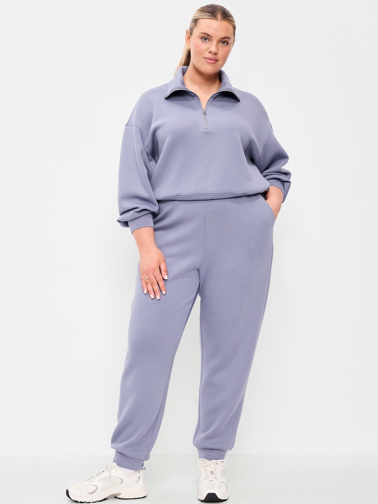 High-Waisted Bounce Fleece Jogger Sweatpants