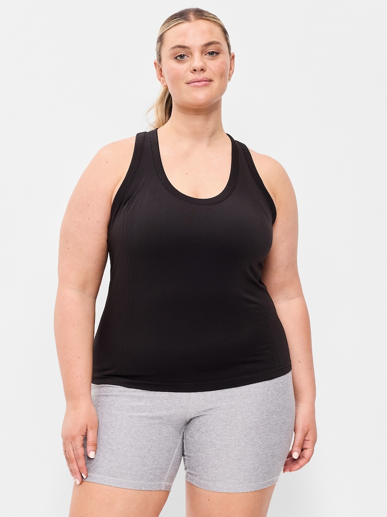 Seamless Fitted Ribbed Tank