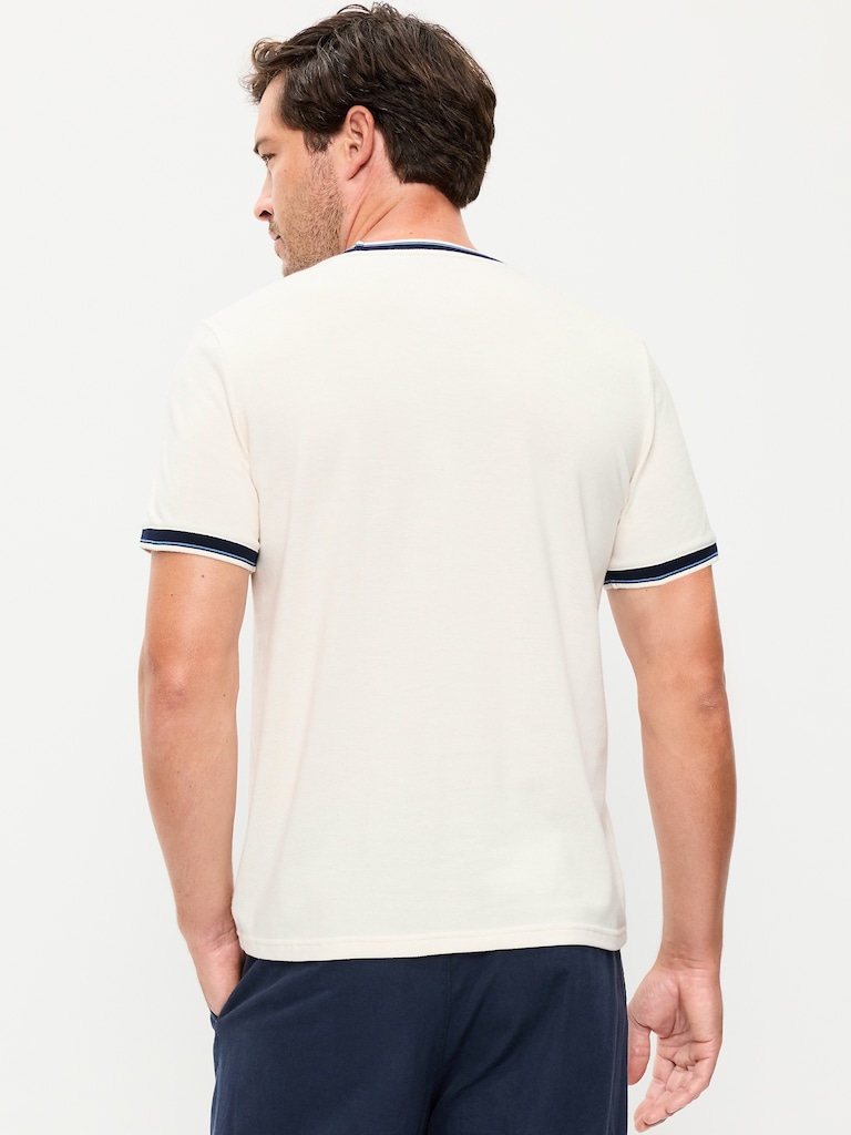 Crew-Neck Pique T-Shirt