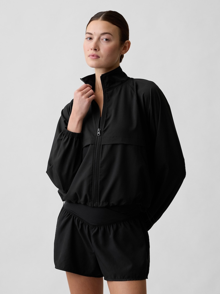 GapFit Oversized Runaround Track Jacket