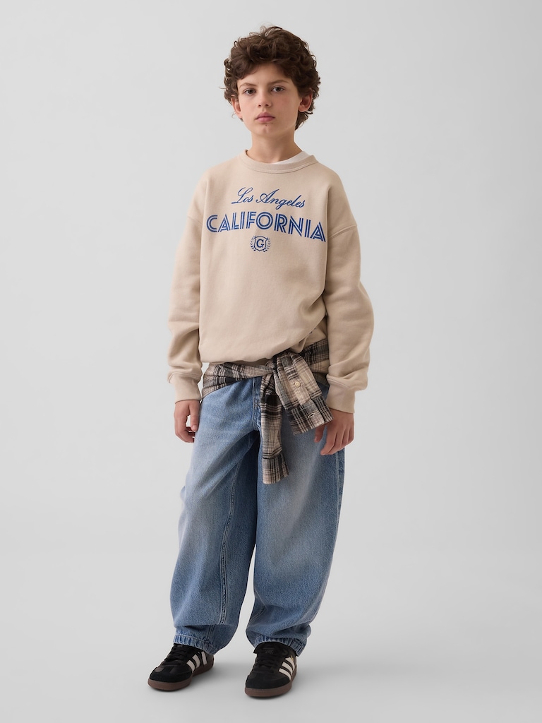 Kids Relaxed Graphic Sweatshirt