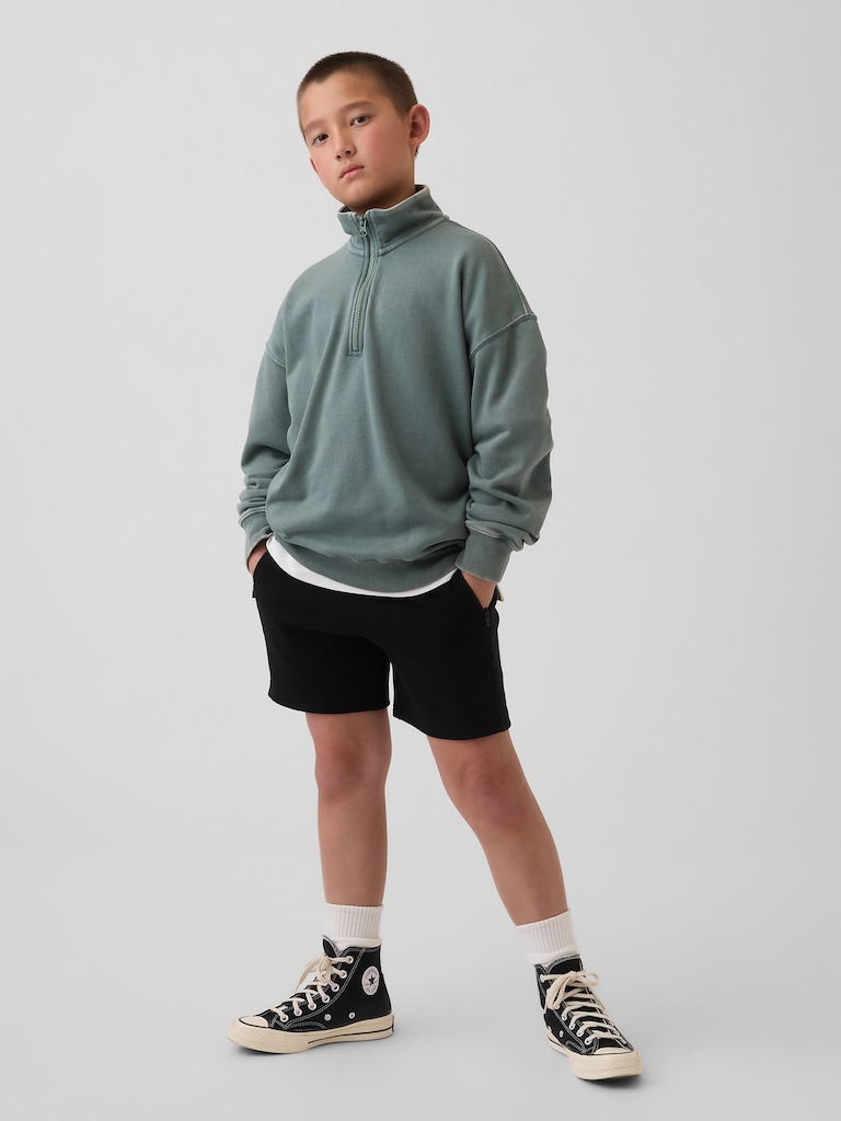 Kids VintageSoft Terry Relaxed Half-Zip Pullover