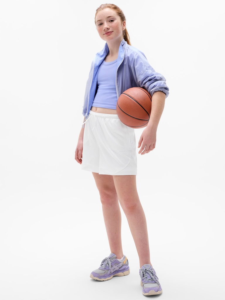 Athleta Girl Gamechanger Mesh 4" Short