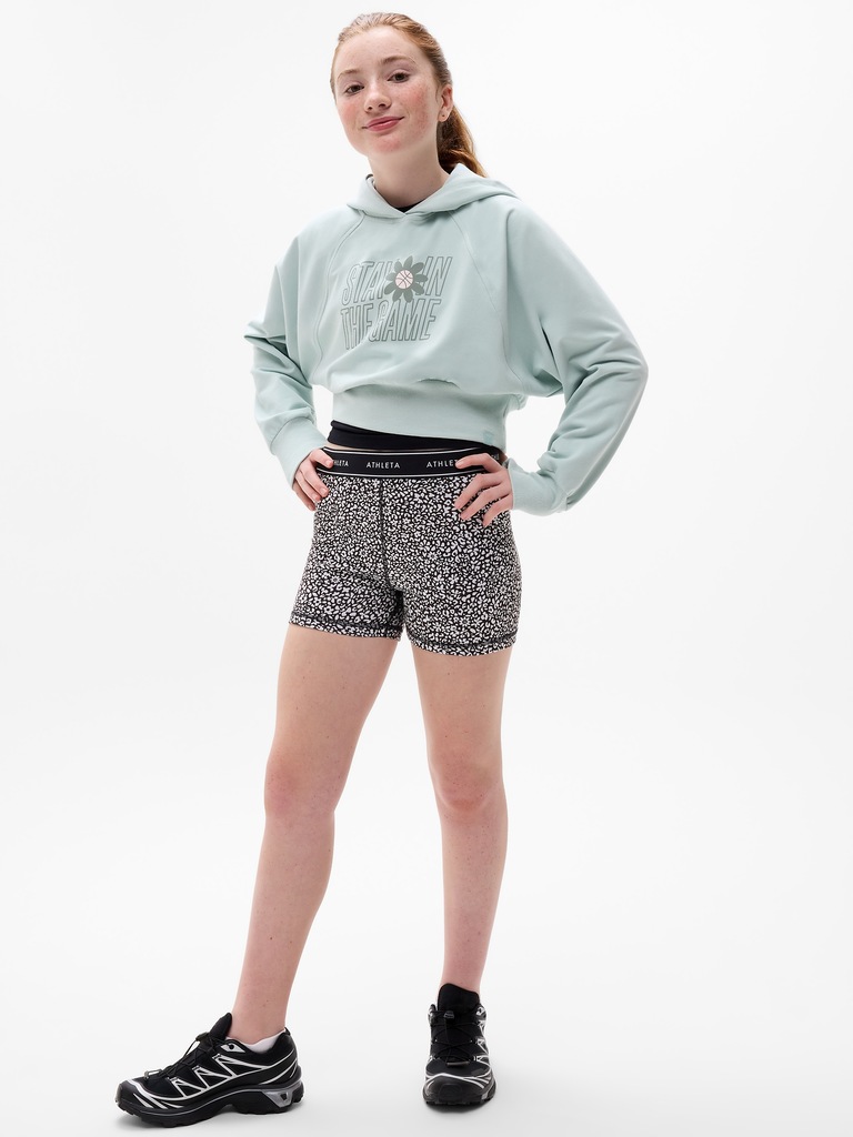 Athleta Girl Chit Chat Logo Short