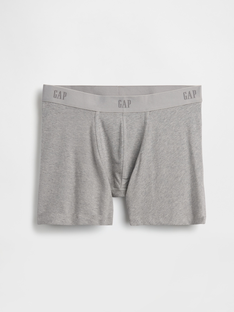 5" Organic Stretch Cotton Boxer Briefs