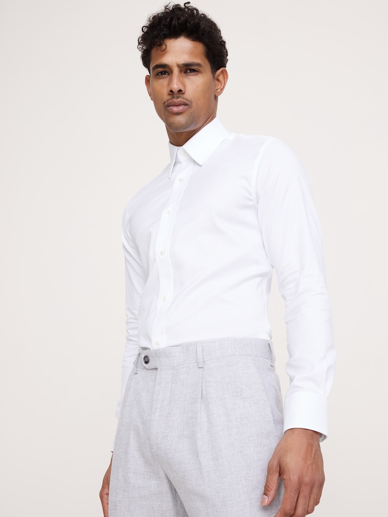 Slim-Fit Wrinkle-Resistant Dress Shirt