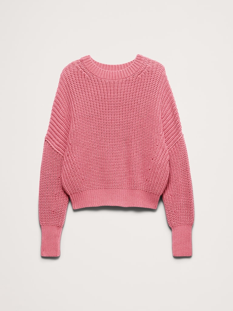 Cotton Crew-Neck Sweater