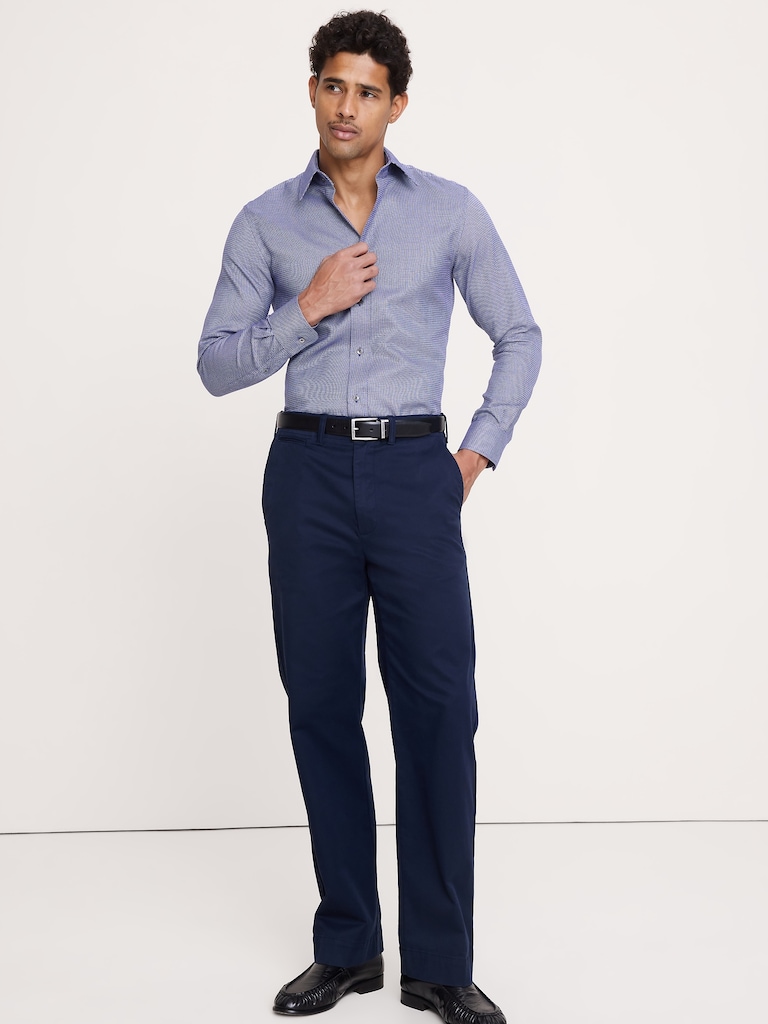 Slim-Fit Wrinkle-Resistant Dress Shirt