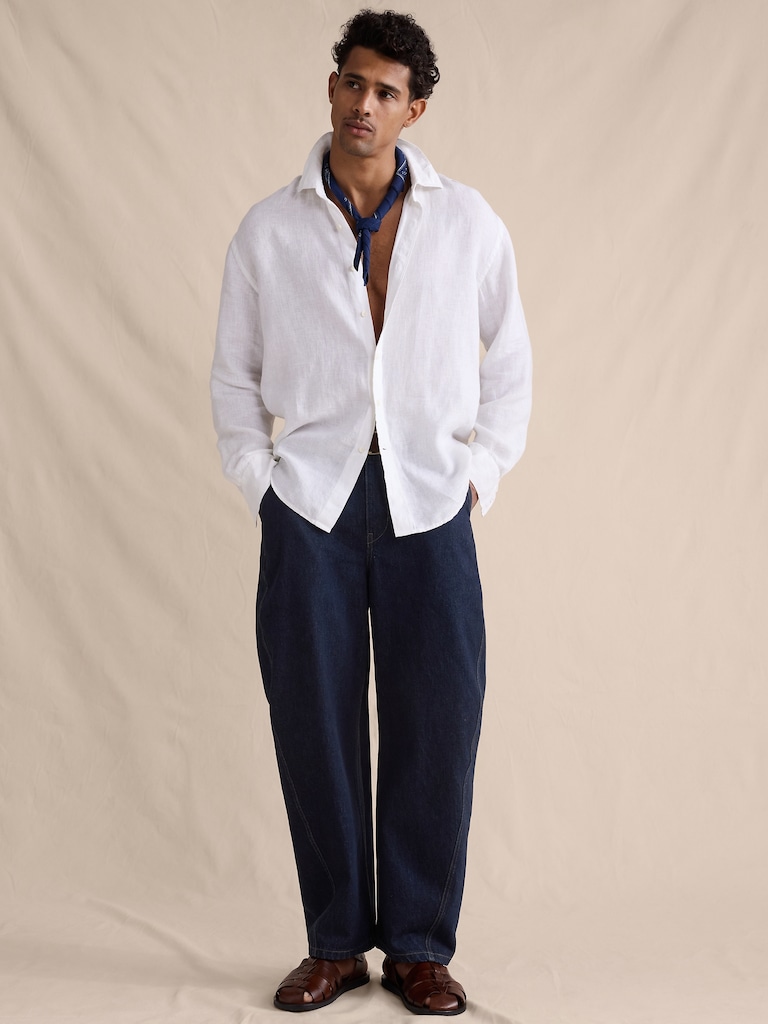 Loose Twisted Seam Jean