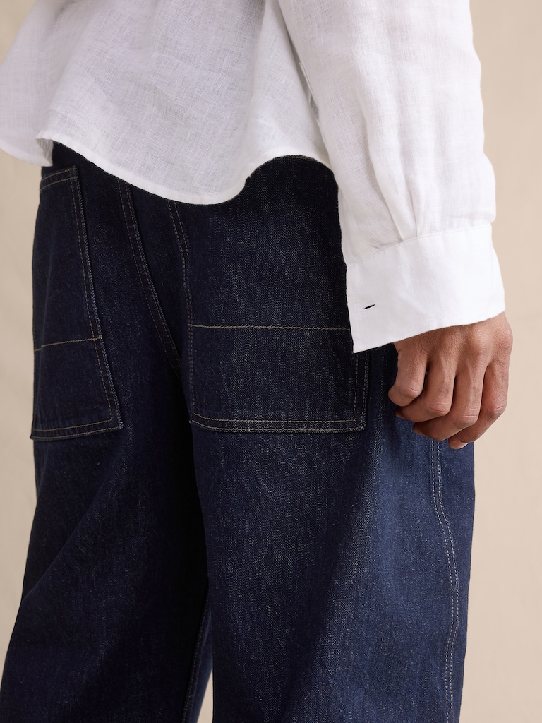 Loose Twisted Seam Jean