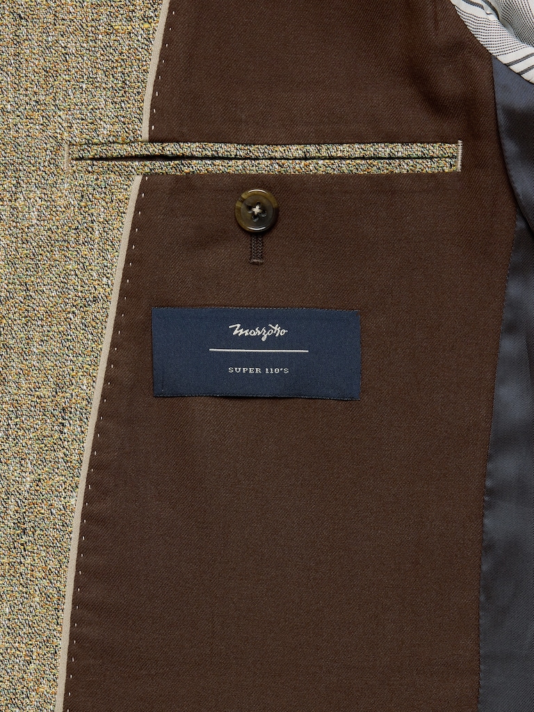 Relaxed Italian Linen Suit Jacket